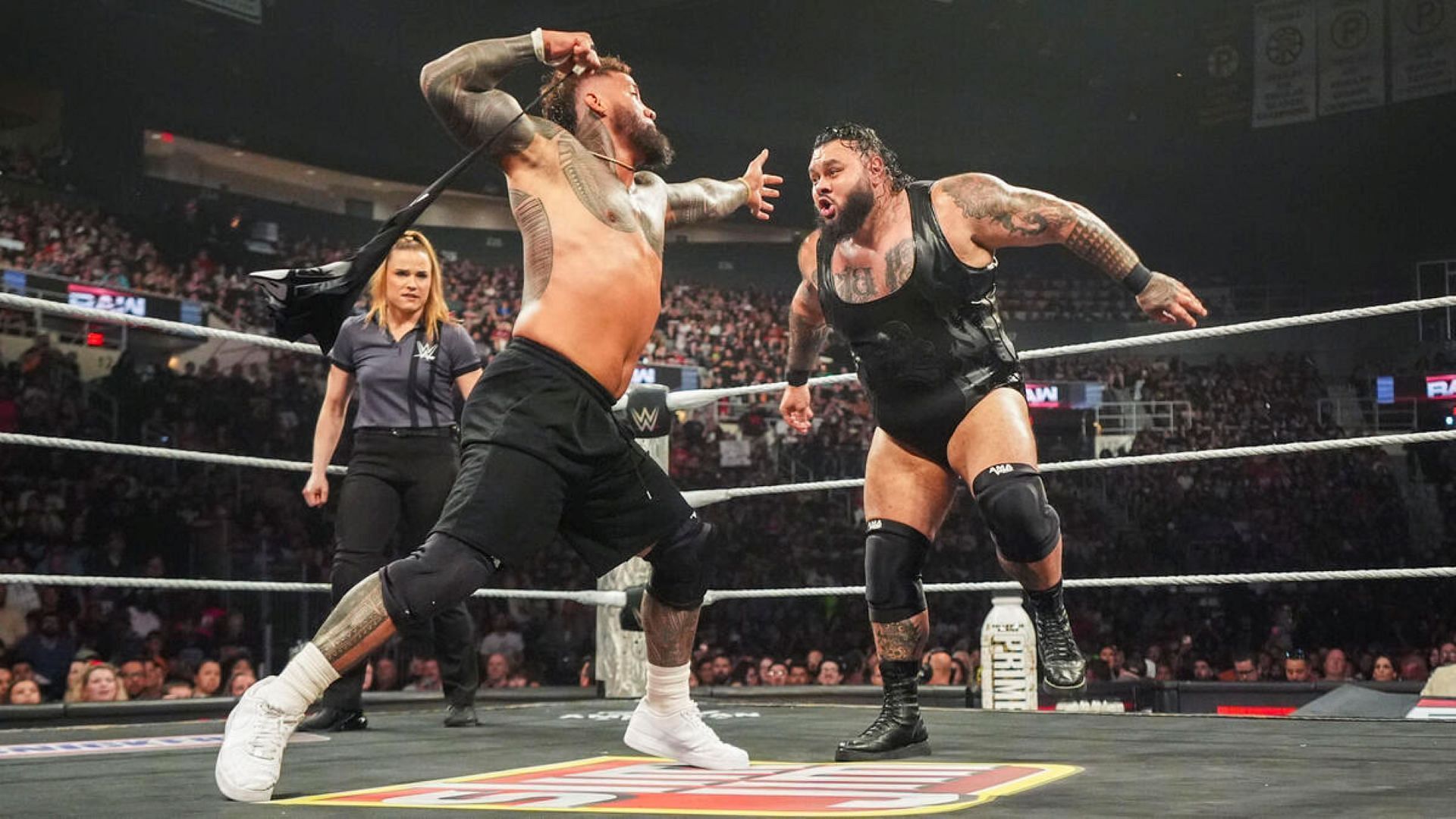 Bronson Reed had different ideas when he faced Jey Uso on RAW. (Image Credit: WWE.com).